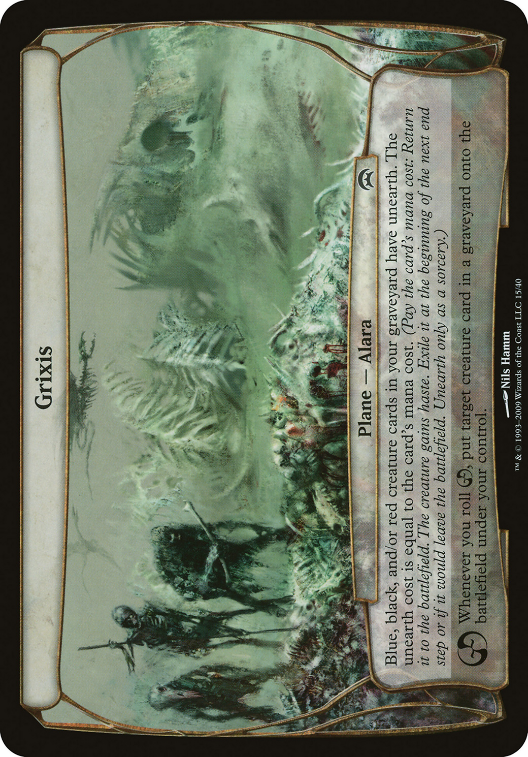 Grixis (Planechase) (OVER-015) - Planechase Planes
