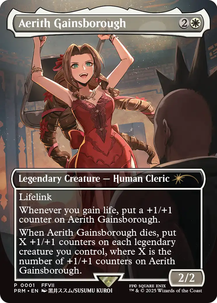 Aerith Gainsborough (PTP-001) - Pro Tour Promos (Borderless) Foil