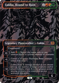 Lukka, Bound to Ruin (Oil Slick Raised Foil) (ONE-363) - Phyrexia: All Will Be One (Borderless) Foil