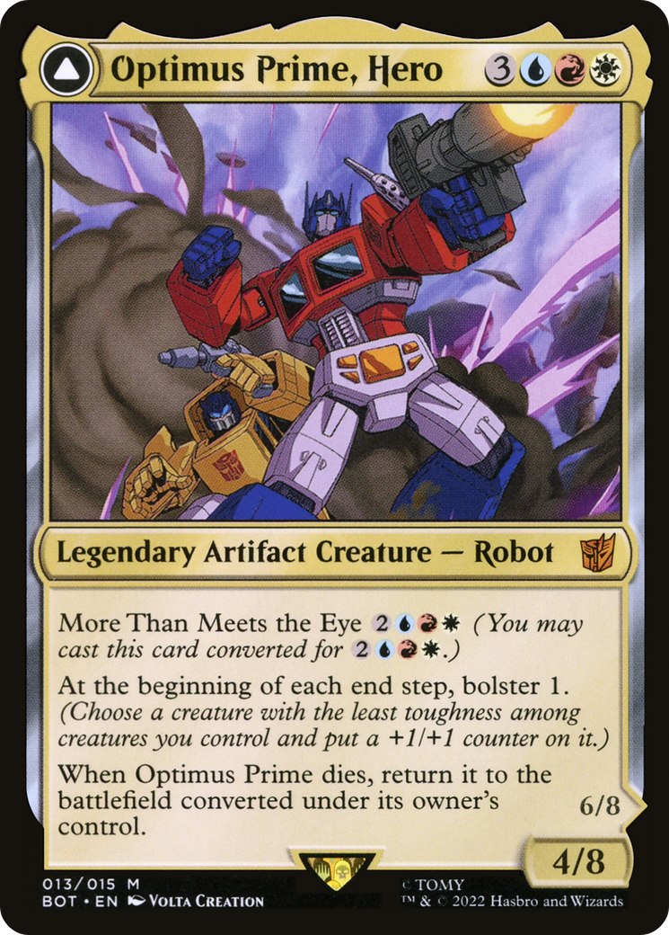 Optimus Prime, Hero (BOT-013) - Transformers: (convertdfc) Foil