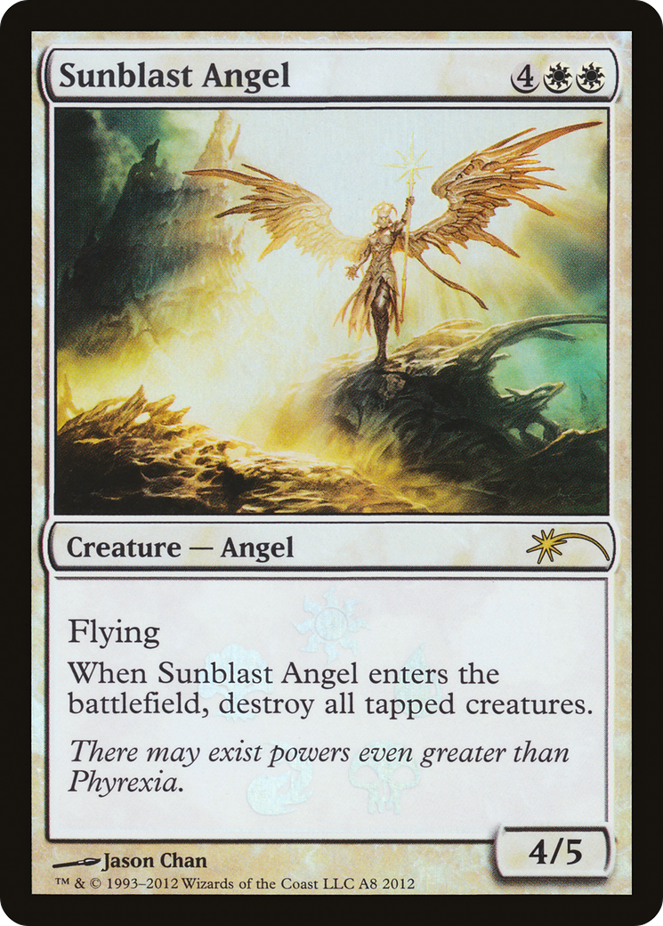 Sunblast Angel (MEDIA-0A8) - Scars of Mirrodin Promos Foil