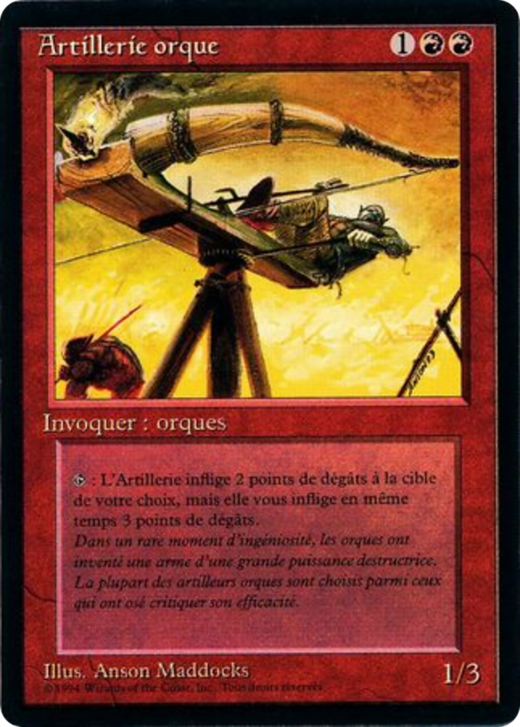 Orcish Artillery (FBB-) - Foreign Black Border