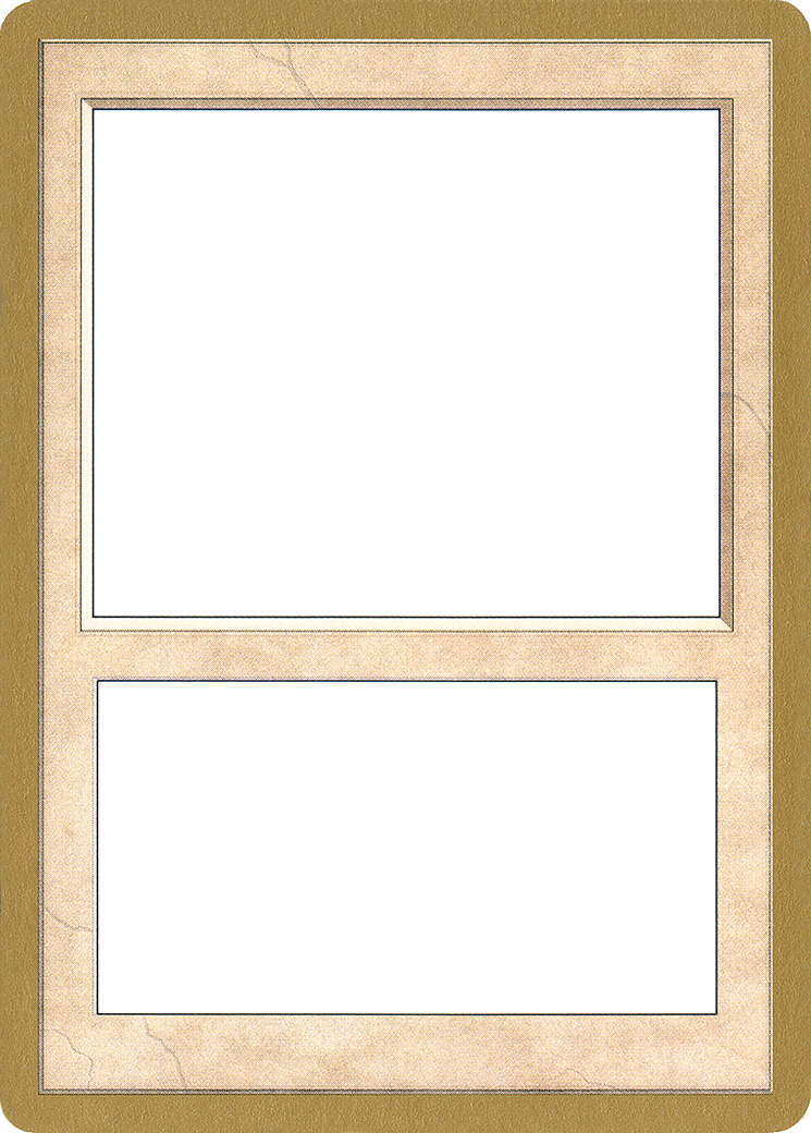 Blank Card (WCD-000) - World Championship Decks 2002