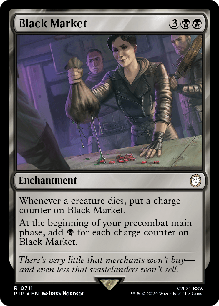 Black Market (Surge Foil) (PIP-711) - Fallout Foil