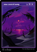 Snow-Covered Swamp (PixelSnowLands.jpg) (SLD-327) - Secret Lair Drop