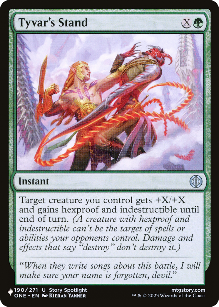 Tyvar's Stand (LIST-ONE-190) - The List