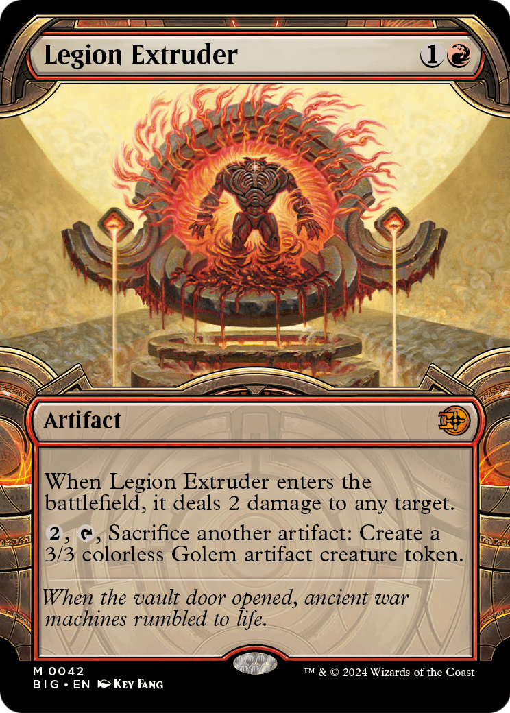 Legion Extruder (Showcase) (BIG-042) - The Big Score: (Showcase) Foil