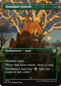 Abundant Growth (Borderless) (INR-315) - Innistrad Remastered: (enchantment) Foil