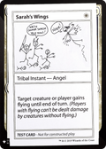 Sarah's Wings (CMB1-) - Mystery Booster Playtest Cards 2019