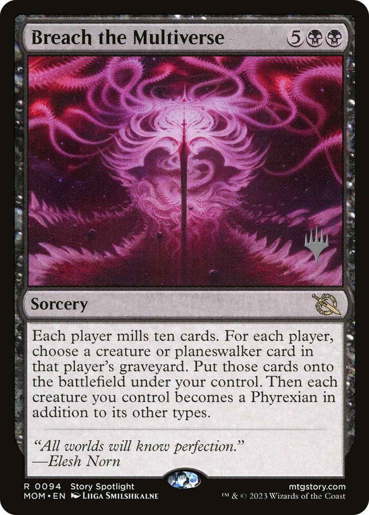 Breach the Multiverse (PPMOM-094) - March of the Machine Promos Foil