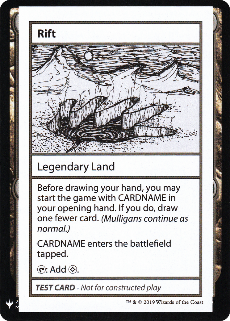 Rift (CMB1-) - Mystery Booster Playtest Cards 2019