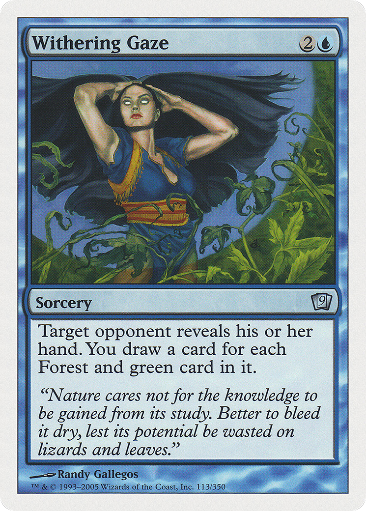 Withering Gaze (9ED-113) - 9th Edition