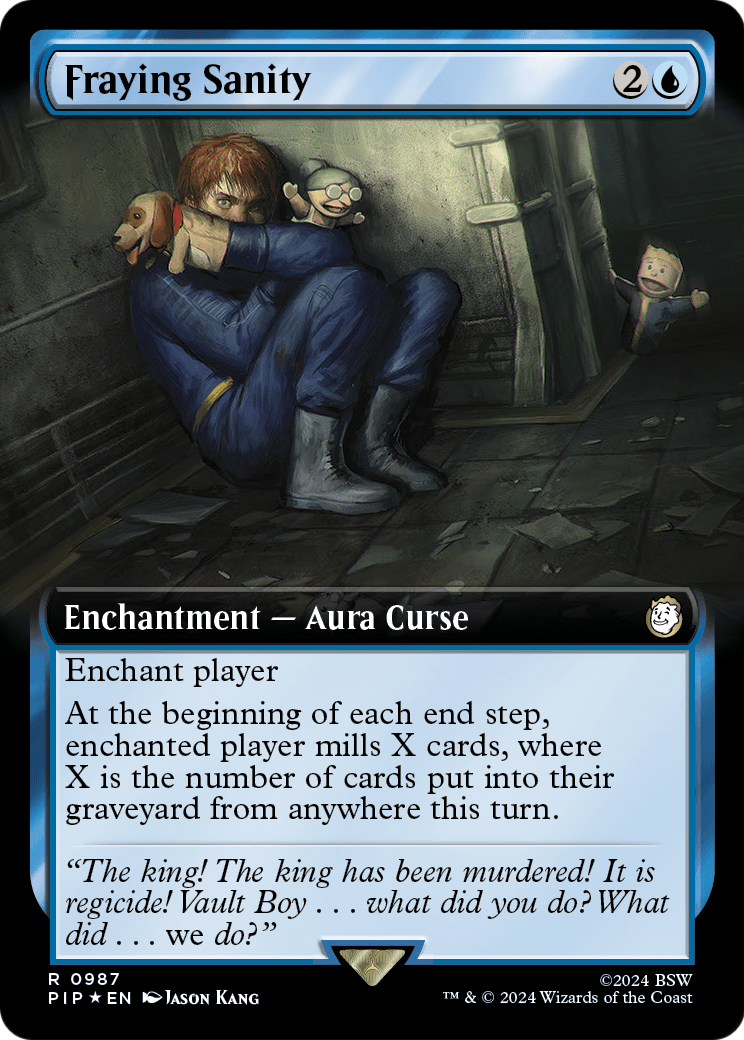 Fraying Sanity (Extended Art) (Surge Foil) (PIP-987) - Fallout: (Extended Art) Foil
