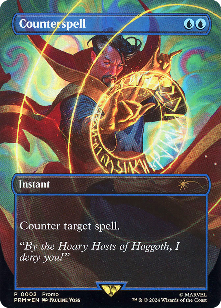 Counterspell (0002) (MEDIA-002) - URL/Convention Promos (Borderless) Foil