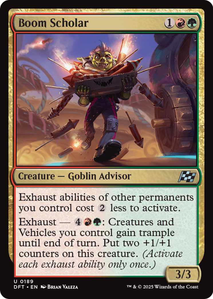 Boom Scholar (DFT-189) - Aetherdrift Foil