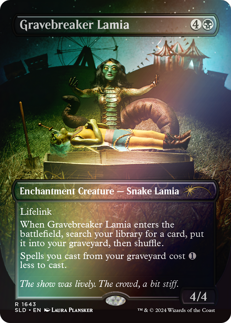 Gravebreaker Lamia (Rainbow Foil) (SLD-1643) - Secret Lair Drop Foil