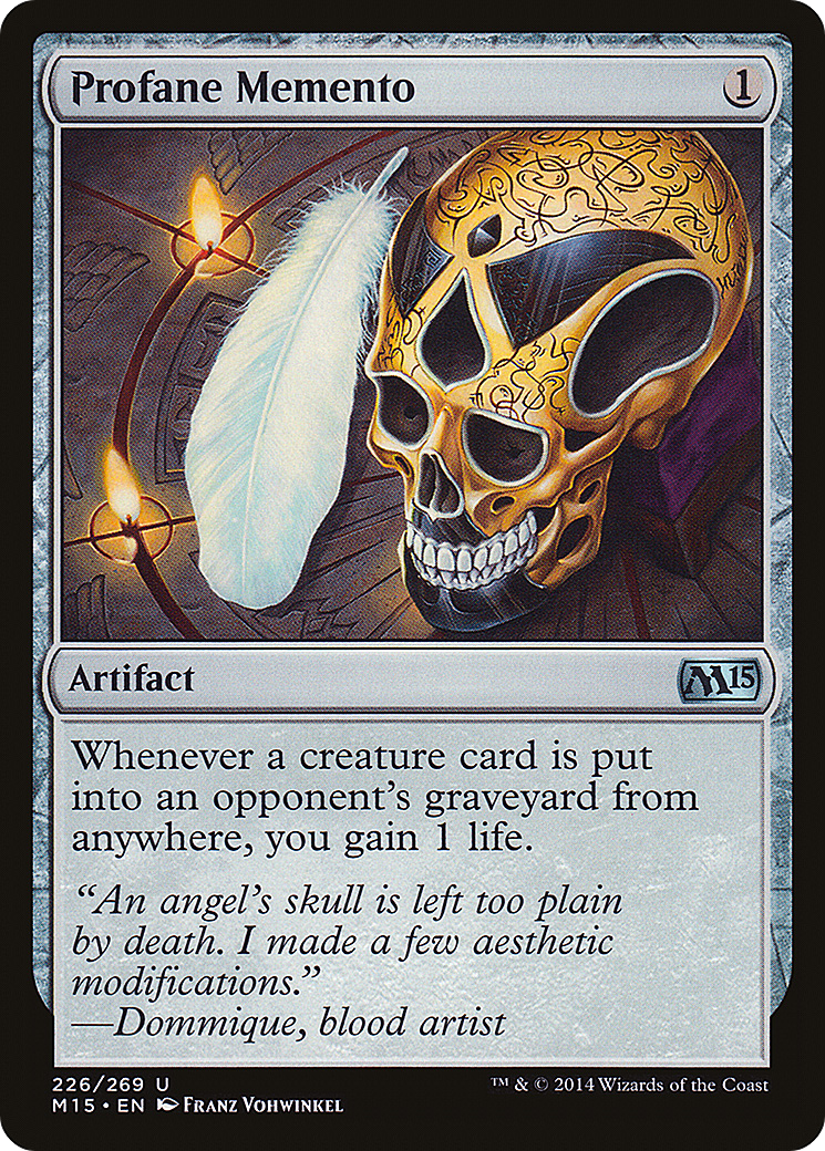 Profane Memento (M15-226) - Magic 2015 Foil