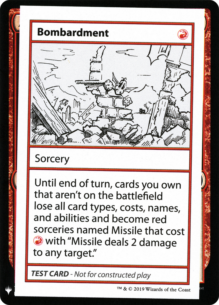 Bombardment (CMB1-) - Mystery Booster Playtest Cards 2019