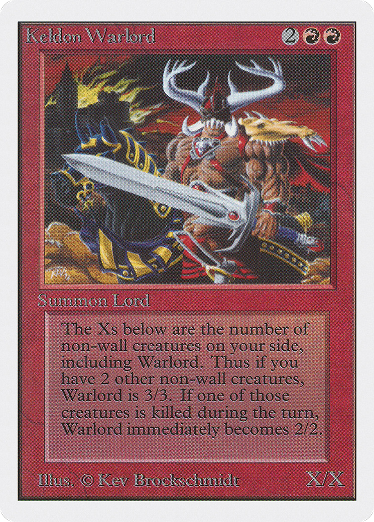 Keldon Warlord (2ED-) - Unlimited Edition