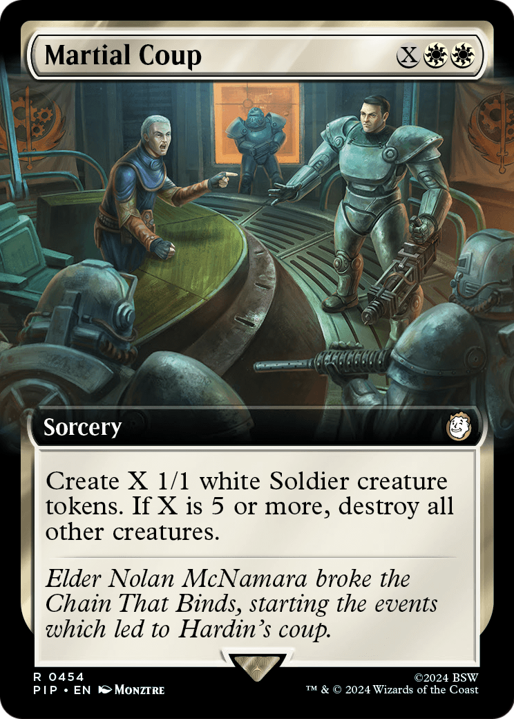Martial Coup (Extended Art) (PIP-454) - Fallout: (Extended Art) Foil