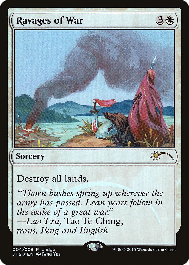 Ravages of War (JDG-004) - Judge Gift Cards 2015 Foil