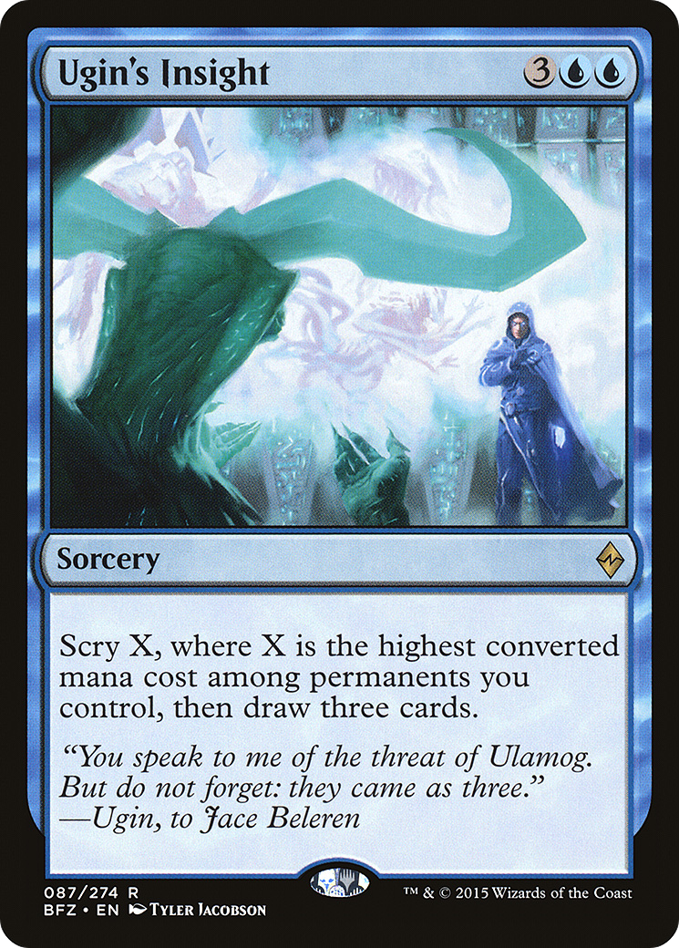 Ugin's Insight (BFZ-087) - Battle for Zendikar