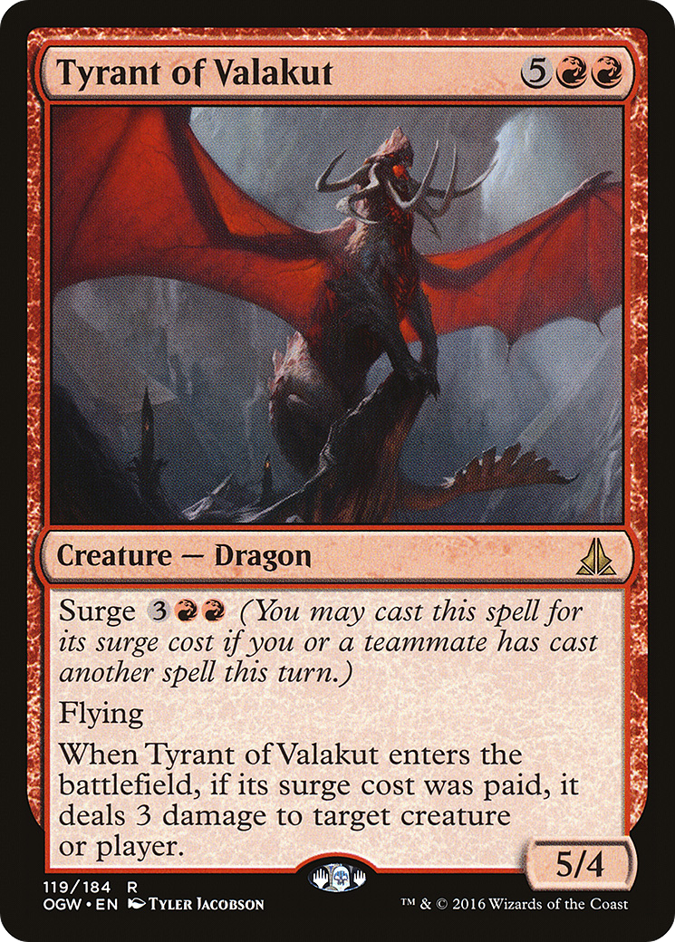 Tyrant of Valakut (OGW-119) - Oath of the Gatewatch