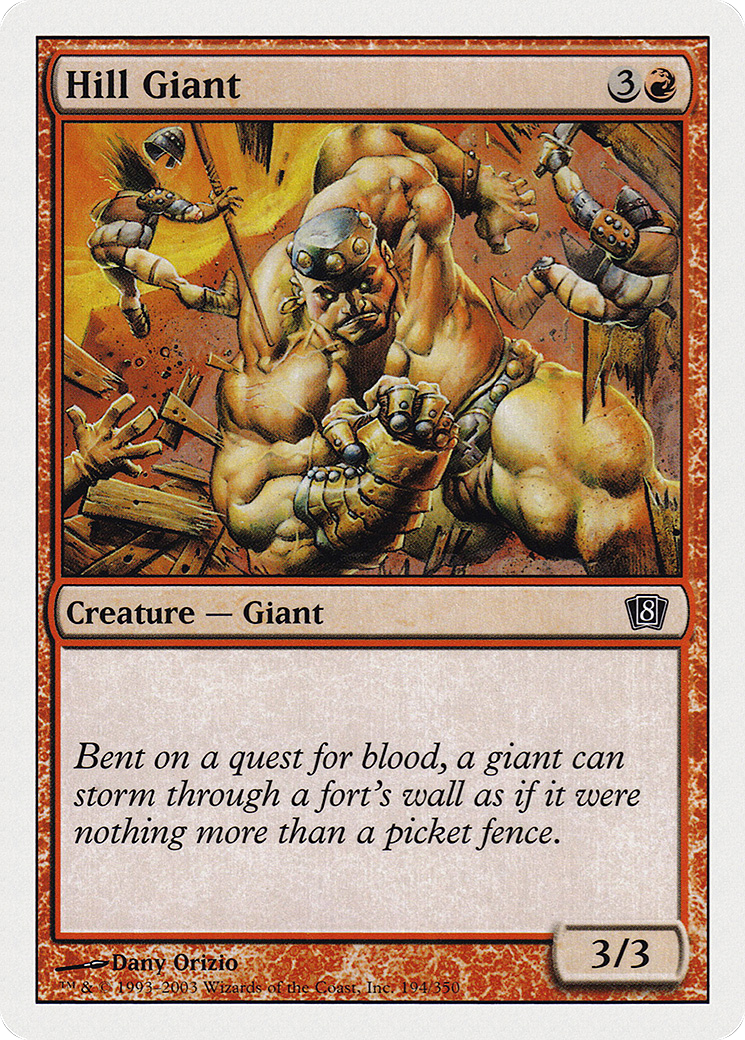 Hill Giant (8ED-194) - 8th Edition