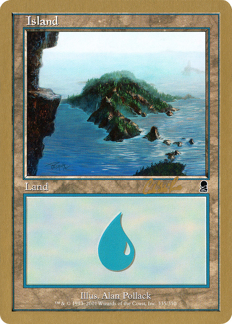 Island (335) - 2002 Carlos Romao (ODY) (WCD-) - World Championship Decks 2002
