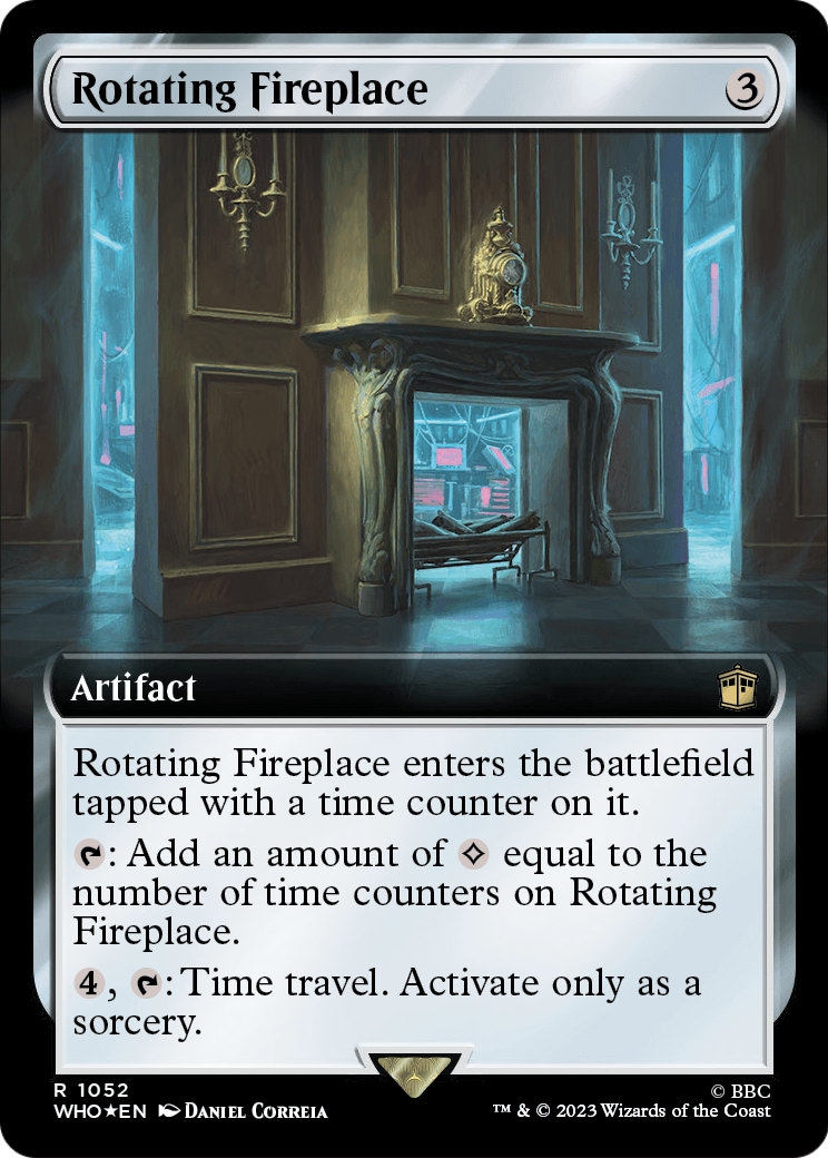 Rotating Fireplace (Extended Art) (Surge Foil) (WHO-1052) - Doctor Who: (Extended Art) Foil