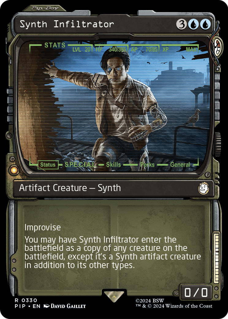Synth Infiltrator (Showcase) (PIP-330) - Fallout: (Showcase) Foil