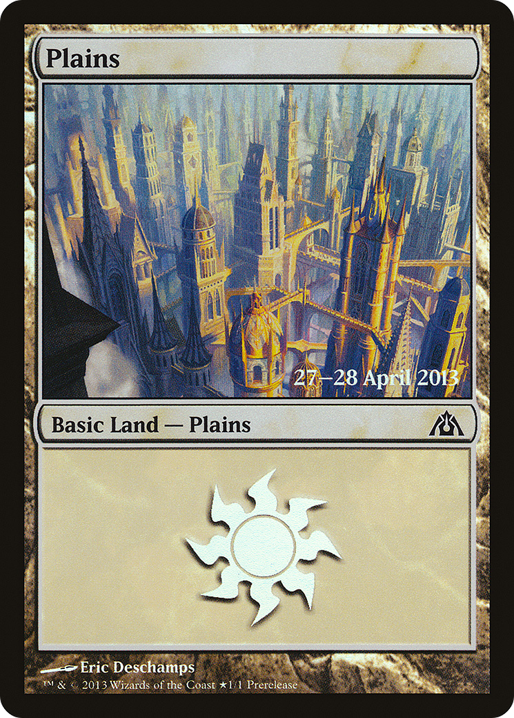 Plains (Dragon's Maze) (PRE-157★) - Dragon's Maze Promos Foil