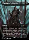 Nightfeeder's Visitation - Night's Whisper (SLD-207) - Secret Lair Drop / Nightfeeder's Visitation (Borderless)