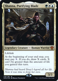 Shanna, Purifying Blade (PRE-218) - Dominaria United Promos Foil