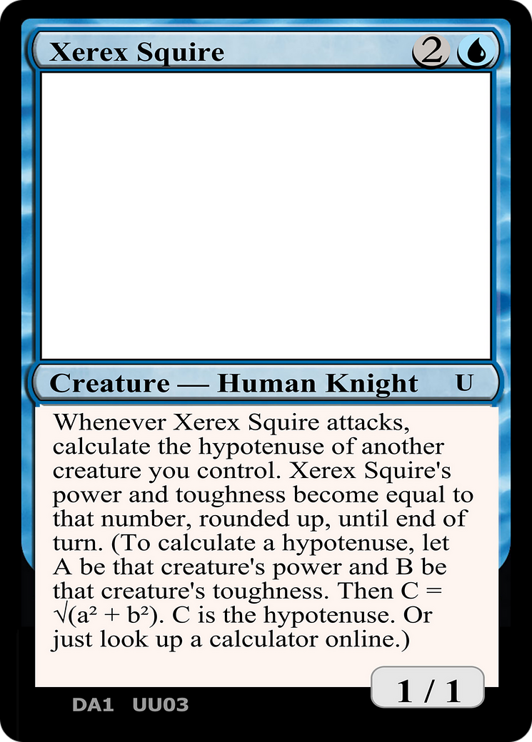 Xerex Squire (UNK-) - Unknown Event