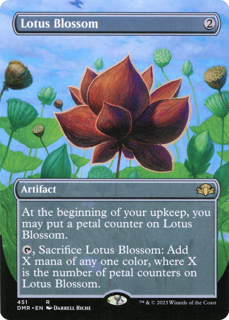 Lotus Blossom (Borderless) (DMR-451) - Dominaria Remastered Foil