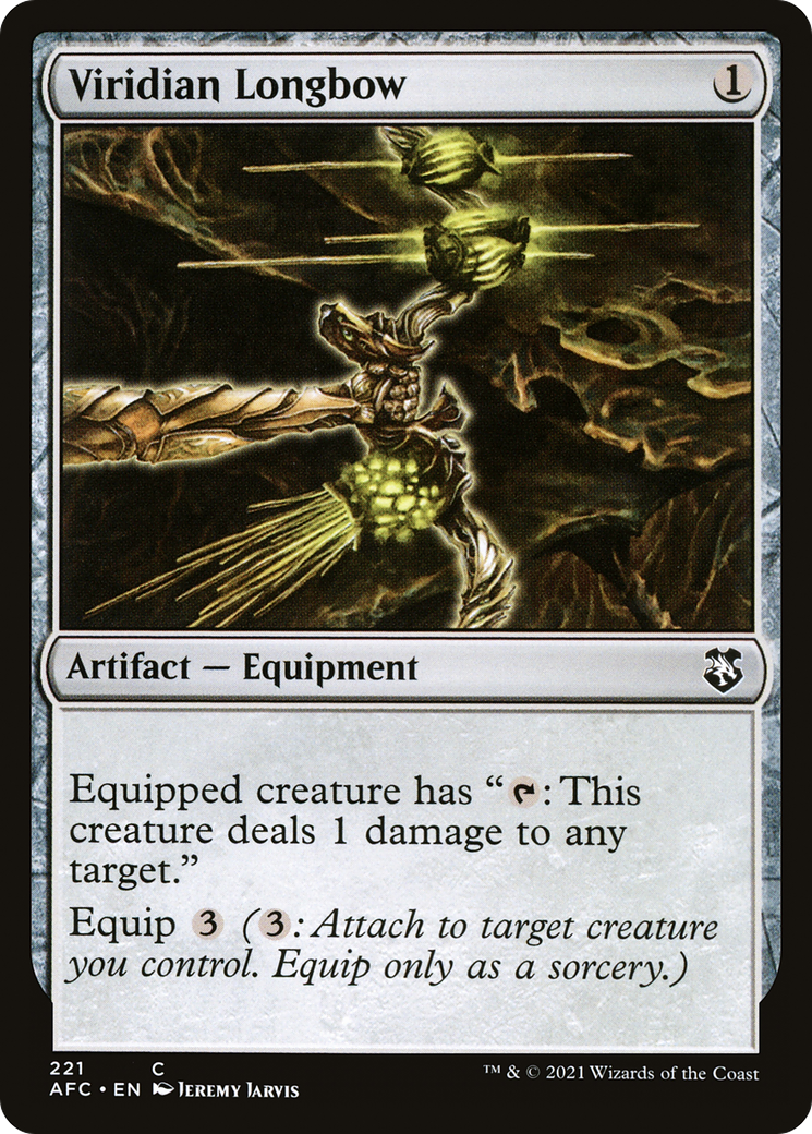 Viridian Longbow (AFC-221) - Forgotten Realms Commander