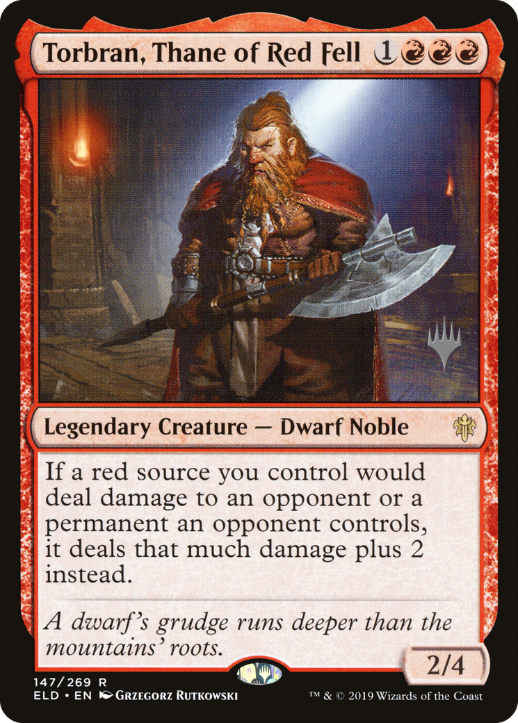 Torbran, Thane of Red Fell (PPELD-147) - Throne of Eldraine Promos