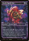Death-Rattle Oni (Halo Foil) (MAT-197) - March of the Machine: The Aftermath: (Showcase) Foil