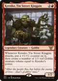 Krenko, Tin Street Kingpin (NEC-107) - Neon Dynasty Commander