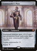 Commander's Plate (Extended Art) (CMR-692) - Commander Legends: (Extended Art)