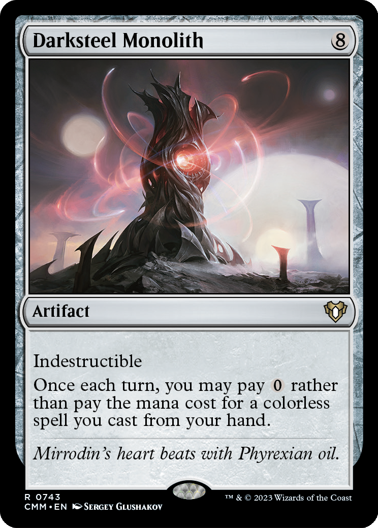 Darksteel Monolith (CMM-743) - Commander Masters