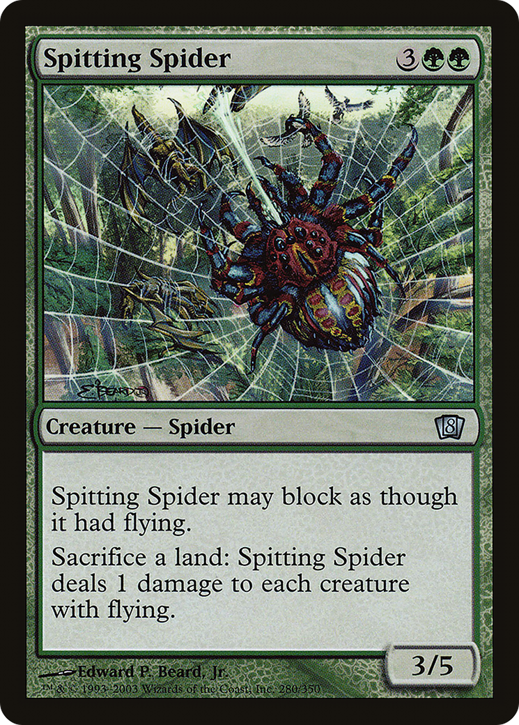 Spitting Spider (8ED-280) - 8th Edition Foil