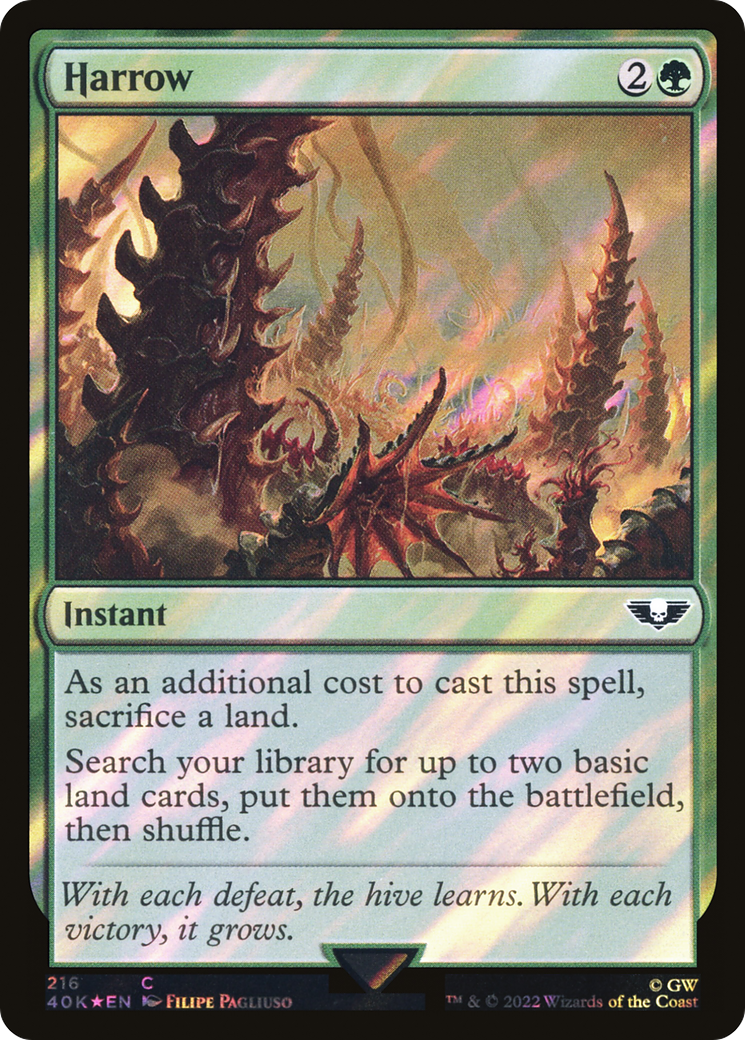 Harrow (Surge Foil) (40K-216) - Warhammer 40,000 Commander Foil