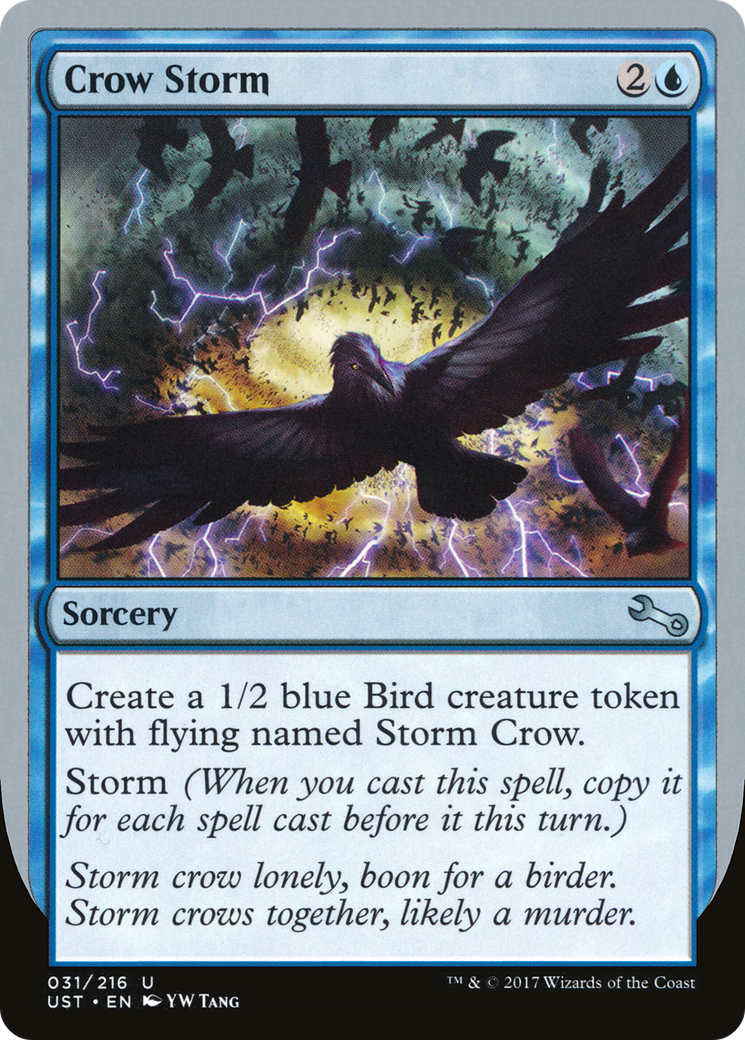 Crow Storm (UST-031) - Unstable Foil