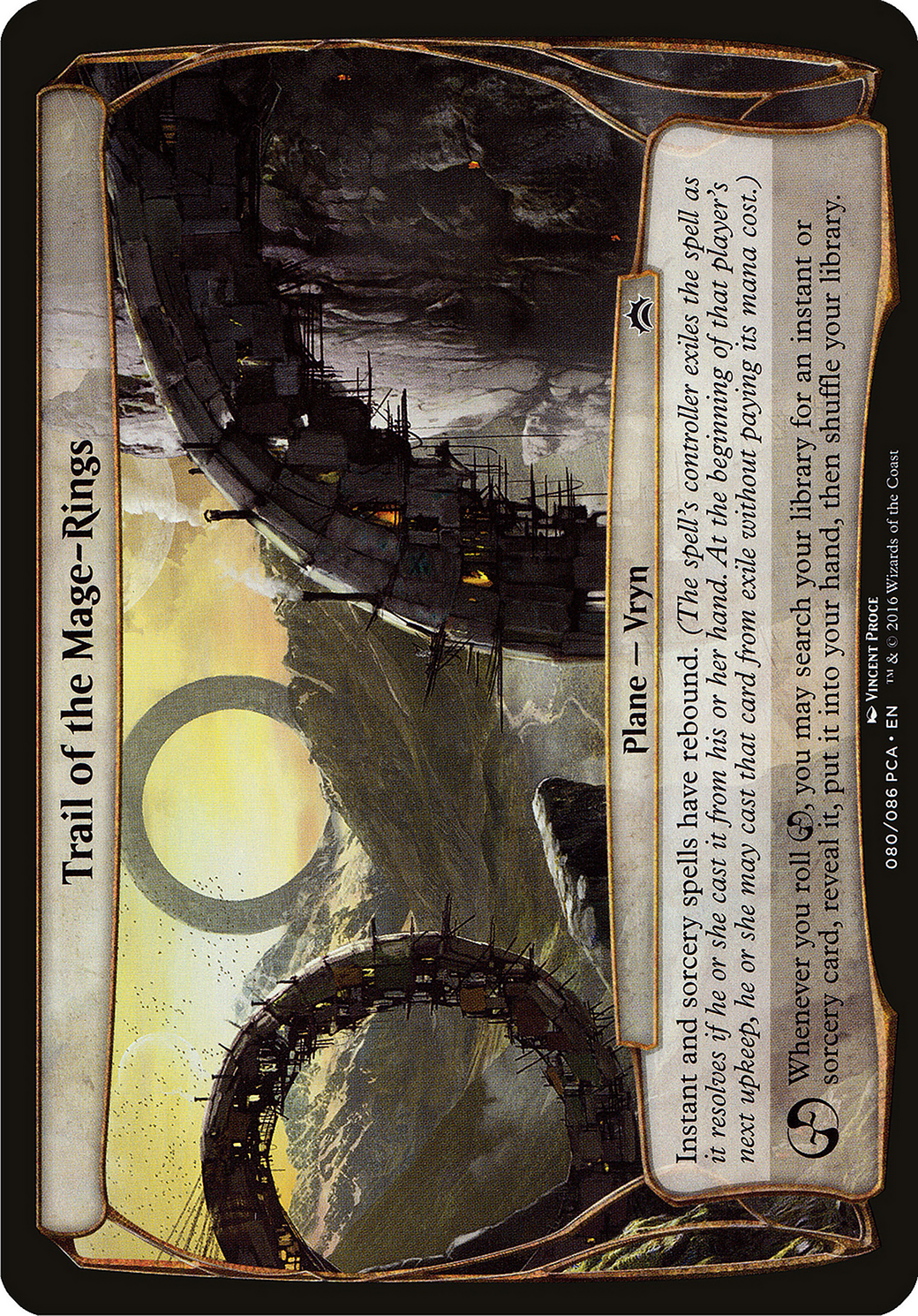 Trail of the Mage-Rings (Planechase Anthology) (OVER-) - Planechase Anthology Planes