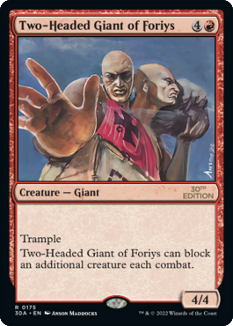 Two-Headed Giant of Foriys (30A-175) - 30th Anniversary Edition