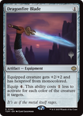 Dragonfire Blade (PPTDM-240) - Promo Pack: Tarkir: Dragonstorm Foil