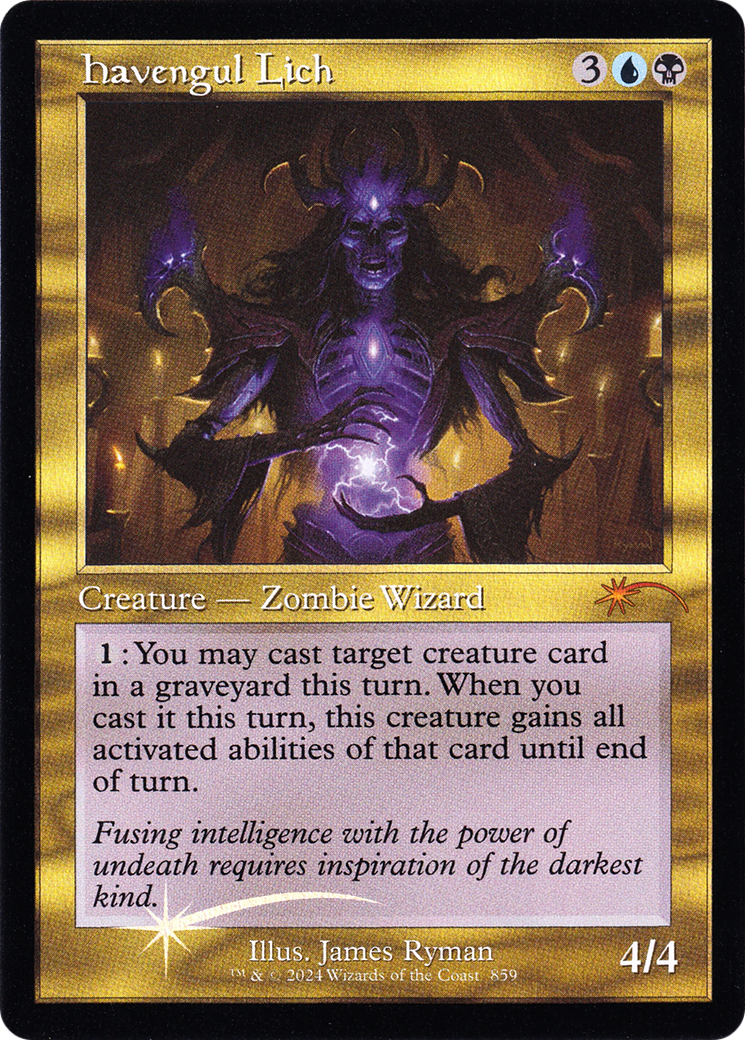 Havengul Lich (Retro Frame) (SLD-859) - Secret Lair Drop Foil