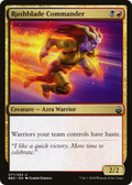 Rushblade Commander (BBD-077) - Battlebond Foil
